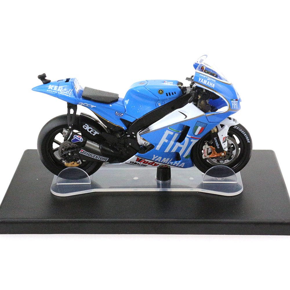 Yamaha YZR-M1 46 Catalunya 2008 1/18 Scale Diecast Metal Motorcycle Collectible Model