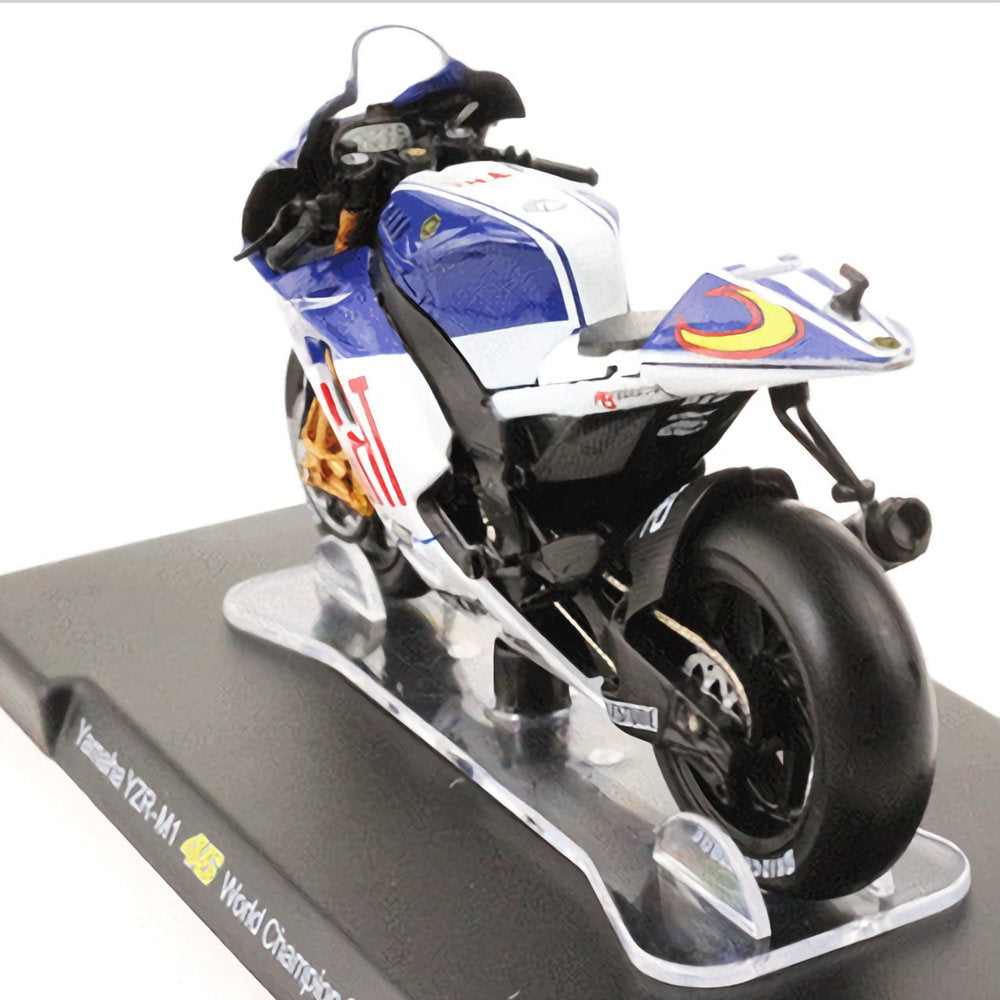Yamaha YZR-M1 46 World Champion 2009 1/18 Scale Diecast Metal Motorcycle Collectible Model
